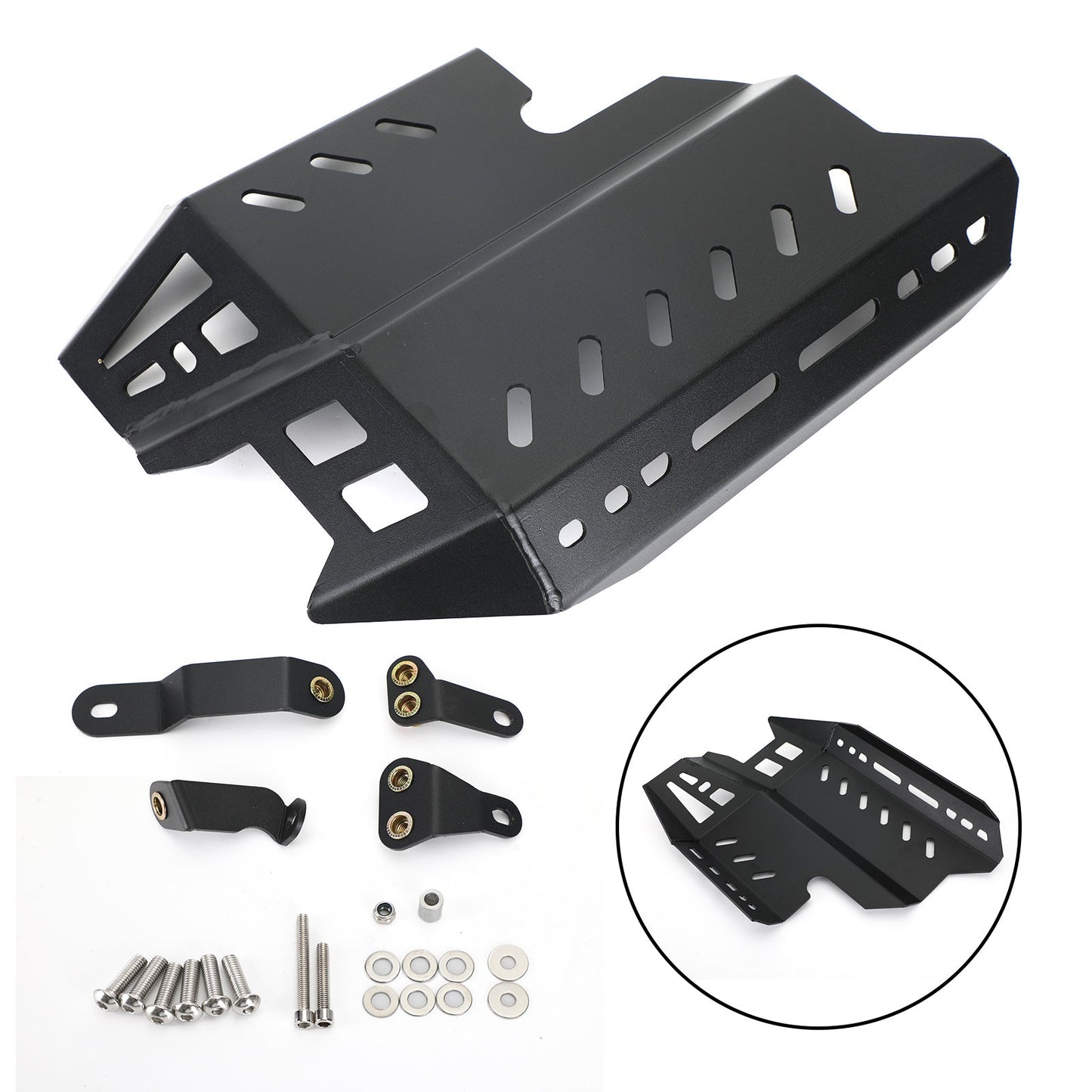 Piastra Paramotore Paramotore Alluminio 3mm per Honda CB400X CB500X 2019-2021 Generico