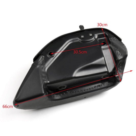 Borsa da sella classica Yamaha Kawasaki Honda Borsa da moto classica e kit di montaggio per impieghi gravosi