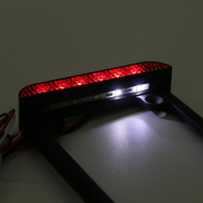 Telaio targa universale per moto 3 LED con fanale posteriore a LED generico