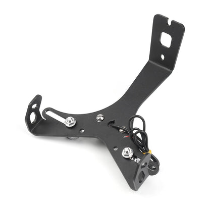 Blk Staffa Porta Targa Moto In Lega Di Alluminio Per Ducati 848/1098 Generico