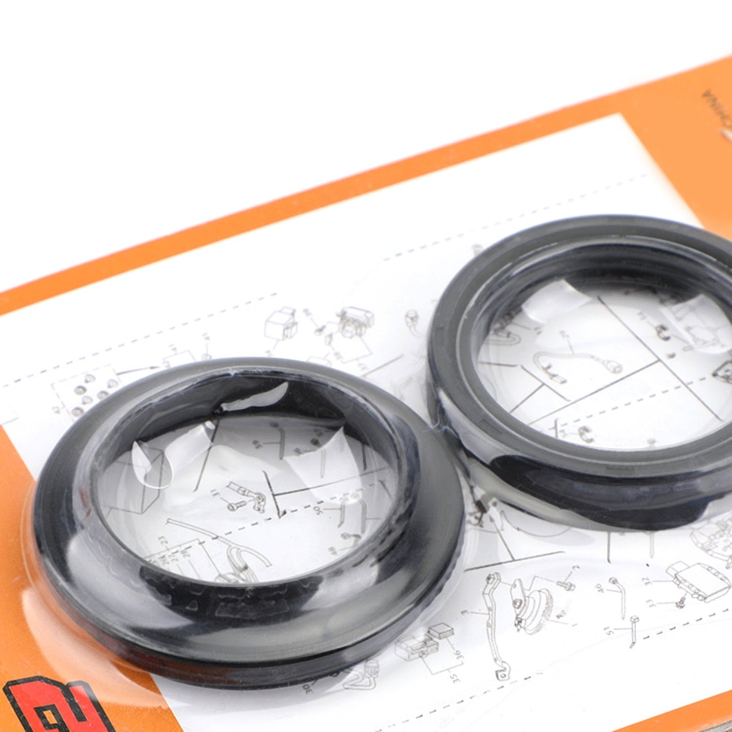 Kit Paraolio Forcella Anteriore Parapolvere per Honda GL1500 C CR500R CR250R CR125R 89-03 Generico