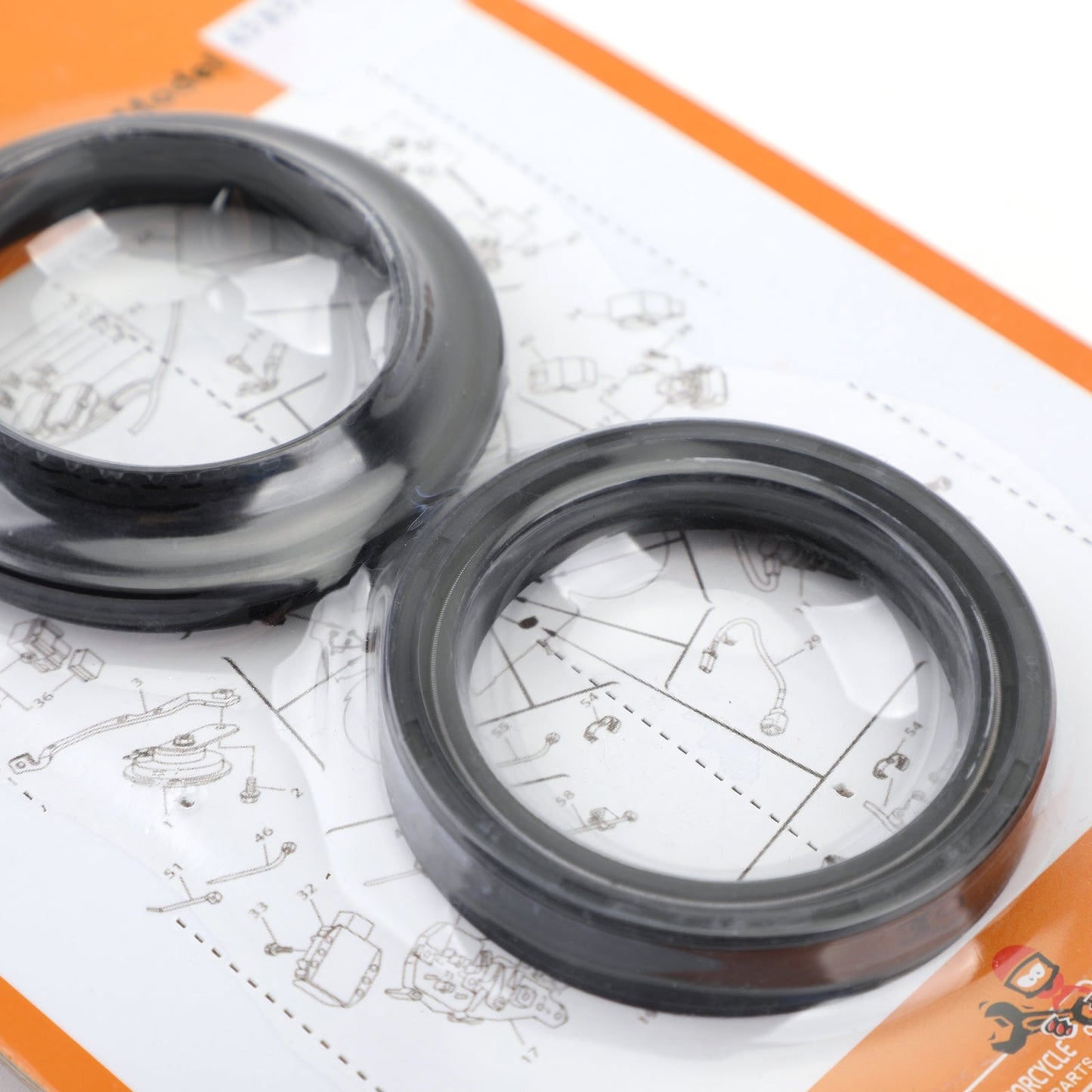 Kit Paraolio Forcella Anteriore Parapolvere per Honda GL1500 C CR500R CR250R CR125R 89-03 Generico