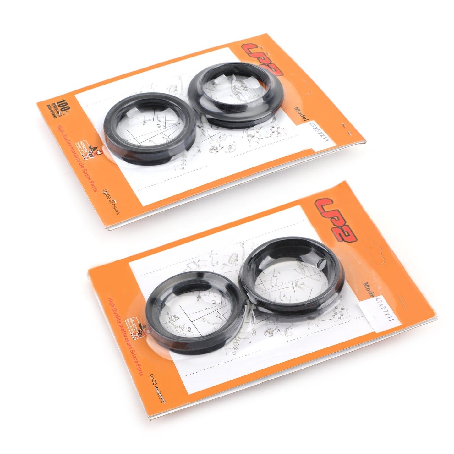Kit Paraolio Forcella Anteriore Parapolvere per Honda GL1500 C CR500R CR250R CR125R 89-03 Generico