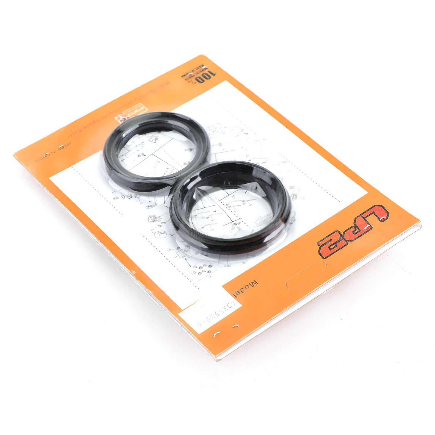 Kit Parapolvere Olio Forcella per Kawasaki KX125 KX250 KX500 ZR1100 ZRX1100 ZRX1200 Generico