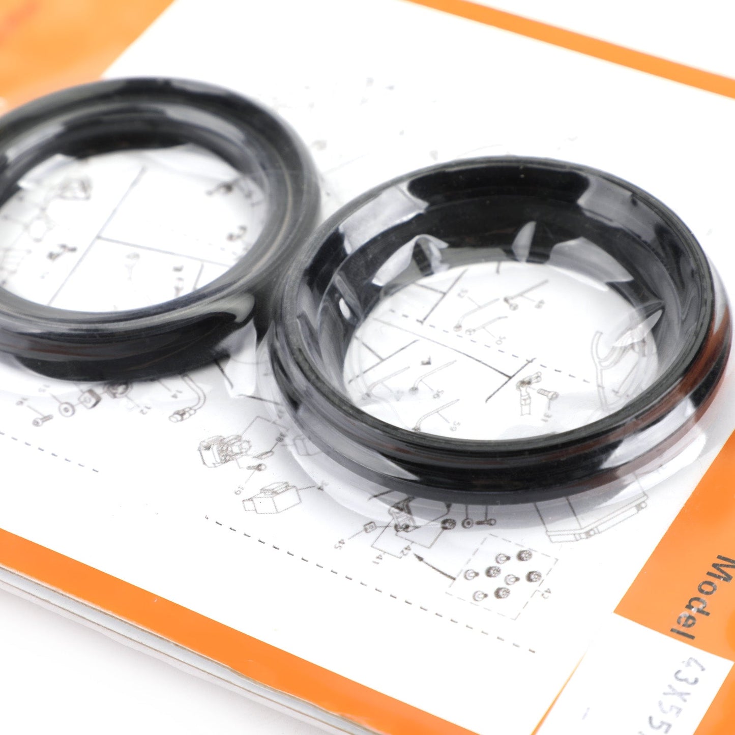 Kit Parapolvere Olio Forcella per Kawasaki KX125 KX250 KX500 ZR1100 ZRX1100 ZRX1200 Generico