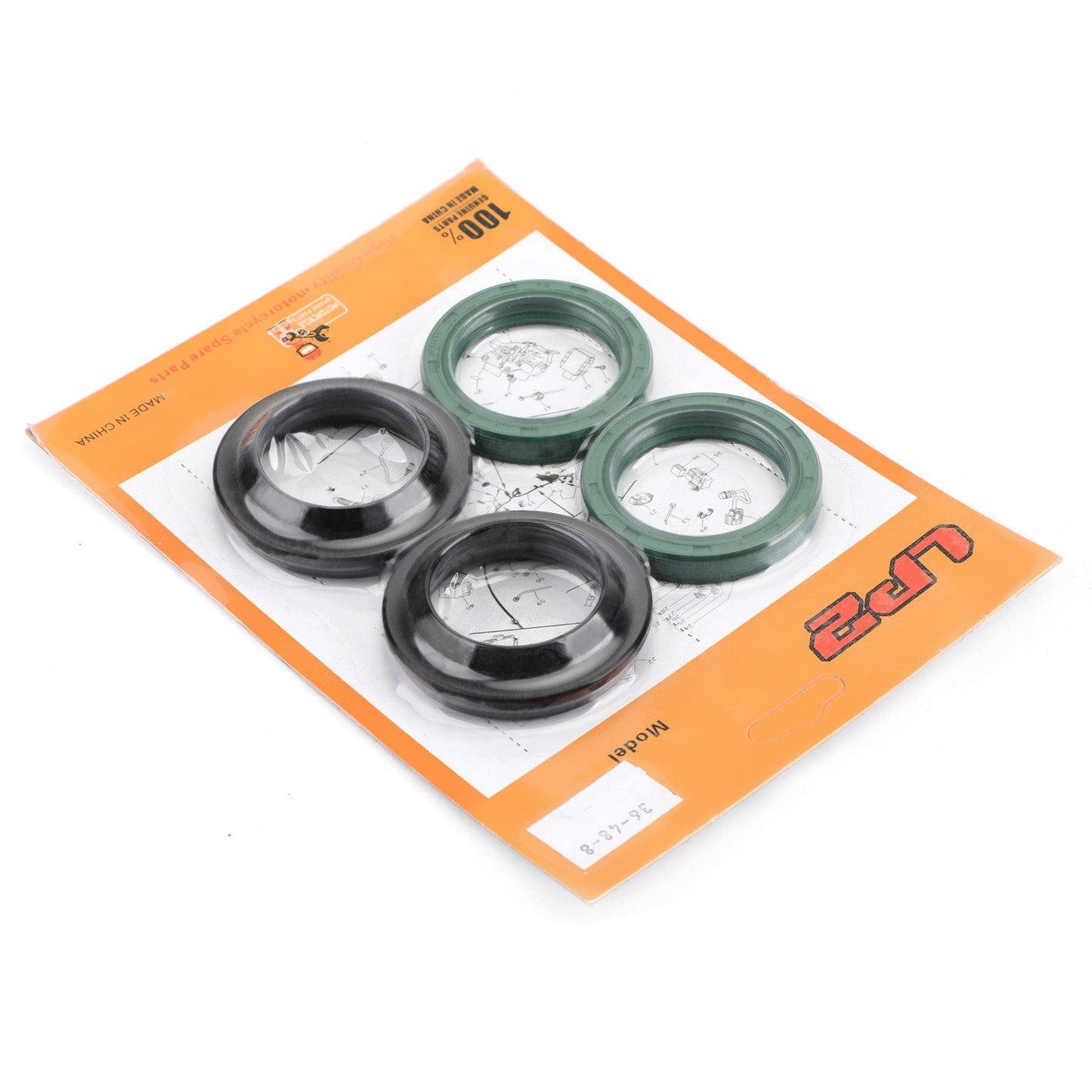 Set di guarnizioni per forcella anteriore polvere d&#39;olio per Yamaha DT80 XJ 600 650 750 XS 750 850 XV YZ generico