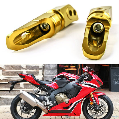 Pedane poggiapiedi posteriori per HONDA CB125R CB250R CB300R CBR250RR CBR600RR Generico