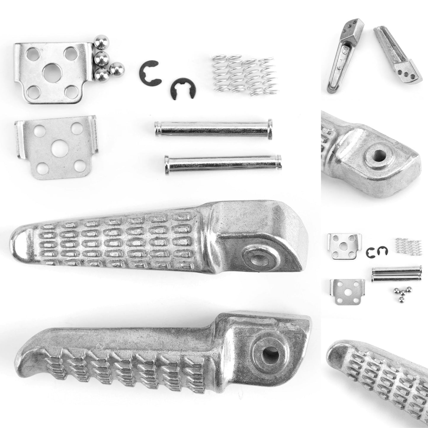 CNC Posteriore Pedana Poggiapiedi Per Kawasaki EX250 EX300 NINJA 250 300 ZX14 ZZR1200 Generico