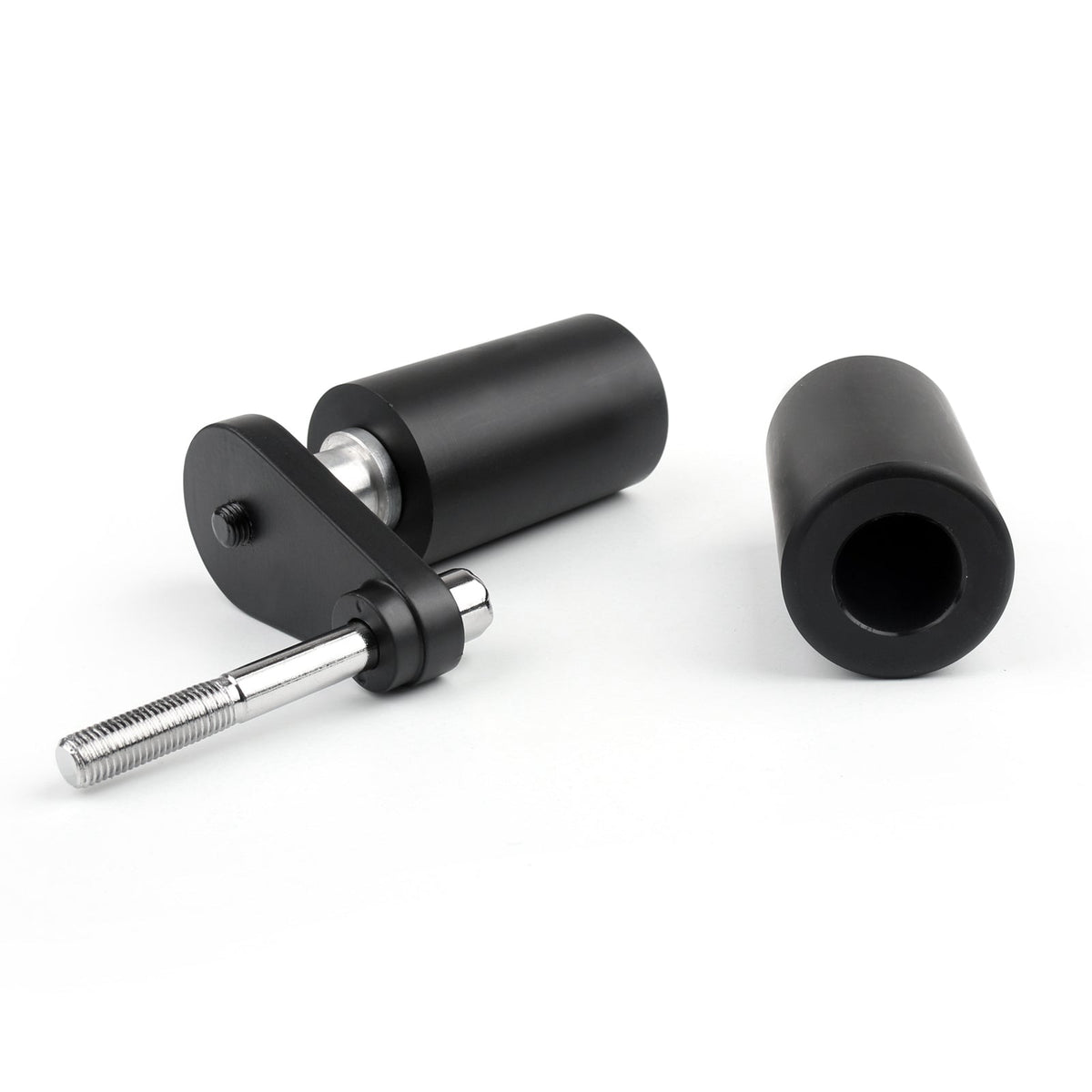 Black R6 With Crash Rails Frame Sliders Crash Protector Yamaha YZF R6 R6S 2003-2008 No Cut Black ...
