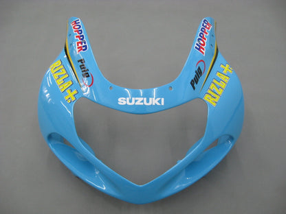 Carene 2000-2002 Suzuki GSXR 1000 Blu Nero Rizla Generico