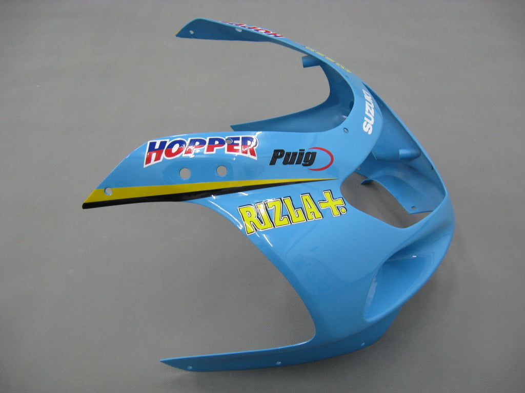 Amotopart 2000-2002 Suzuki GSXR1000 Cladding Multi Blue Kit