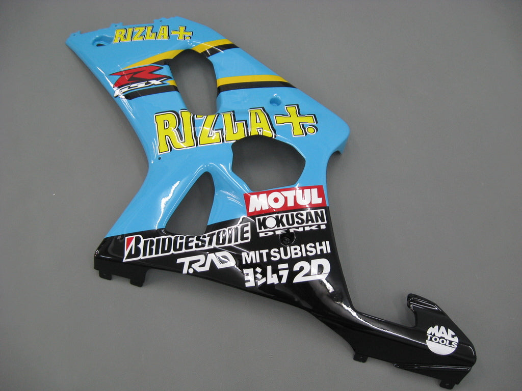 Amotopart 2000-2002 Suzuki GSXR1000 Cladding Multi Blue Kit