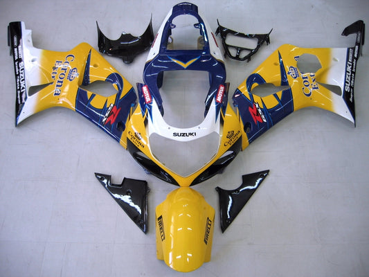 Carene 2000-2002 Suzuki GSXR 1000 Giallo &amp; Blu Corona GSXR Generico