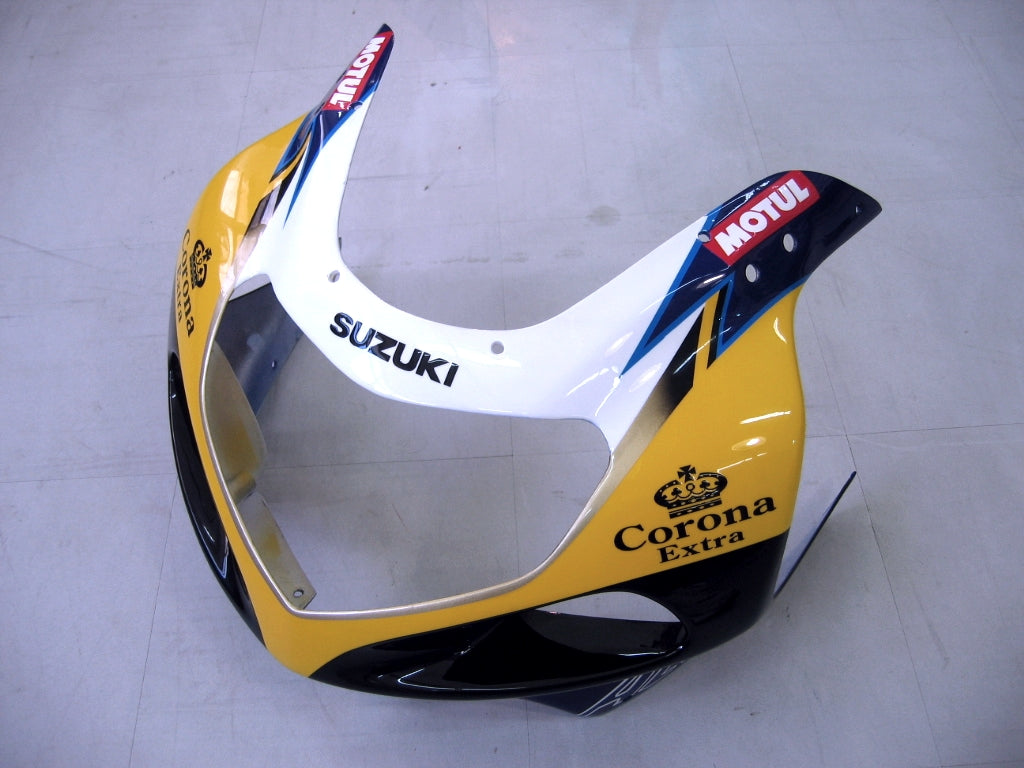 Carene 2000-2002 Suzuki GSXR 1000 Giallo &amp; Blu Corona GSXR Racing Generico