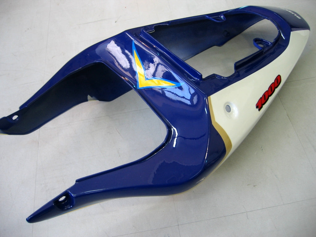 Carene 2000-2002 Suzuki GSXR 1000 Giallo &amp; Blu Corona GSXR Racing Generico