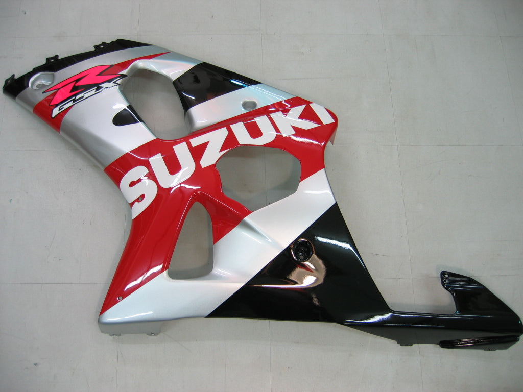 Amotopart 2000-2002 Suzuki GSXR1000 Cladding Red & Sliver Kit