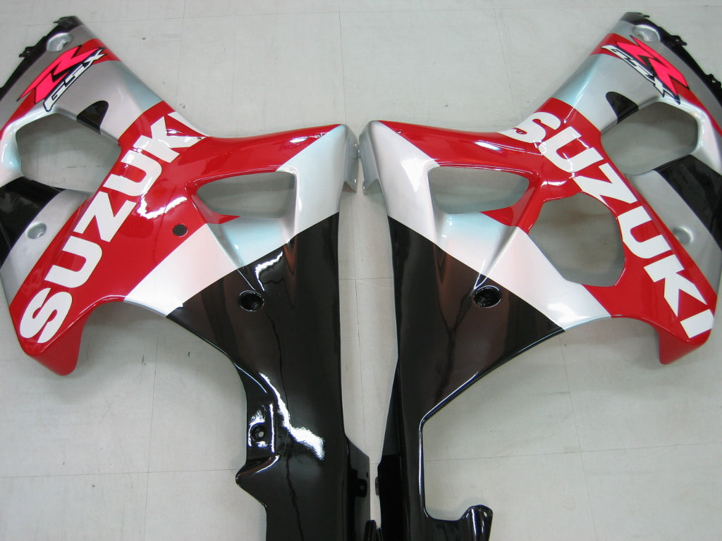 Amotopart 2000-2002 Suzuki GSXR1000 Cladding Red & Sliver Kit