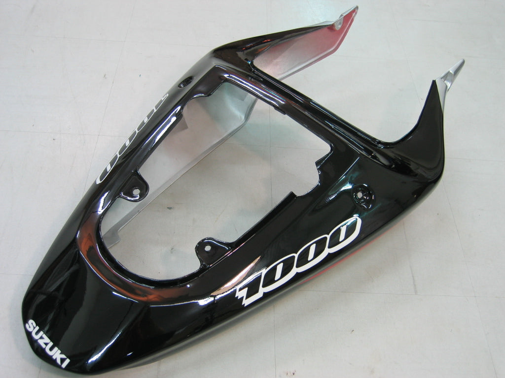 Carene 2000-2002 Suzuki GSXR 1000 Nero &amp; Rosso GSXR Racing Generico