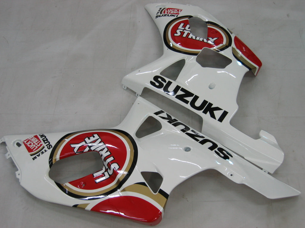 Amotopart 2000-2002 Suzuki GSXR1000 Cladding White? e kit rosso