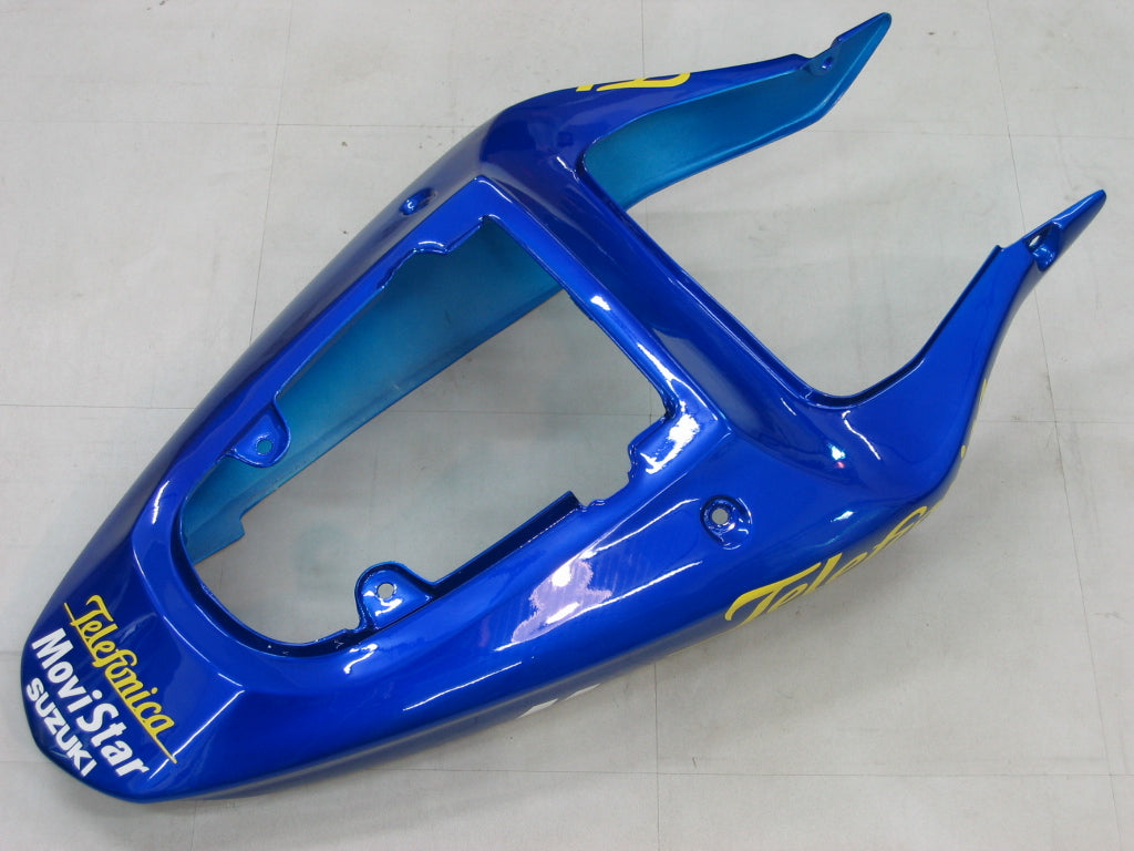 Amotopart 2000-2002 Suzuki GSXR1000 Cladding Blue & Yellow Kit