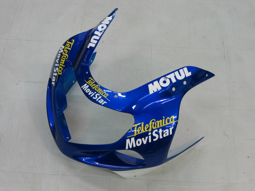 Amotopart 2000-2002 Suzuki GSXR1000 Cladding Blue & Yellow Kit