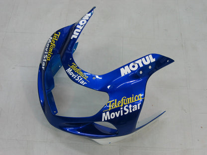 Carene 2000-2002 Suzuki GSXR 1000 Blu Movistar Generico