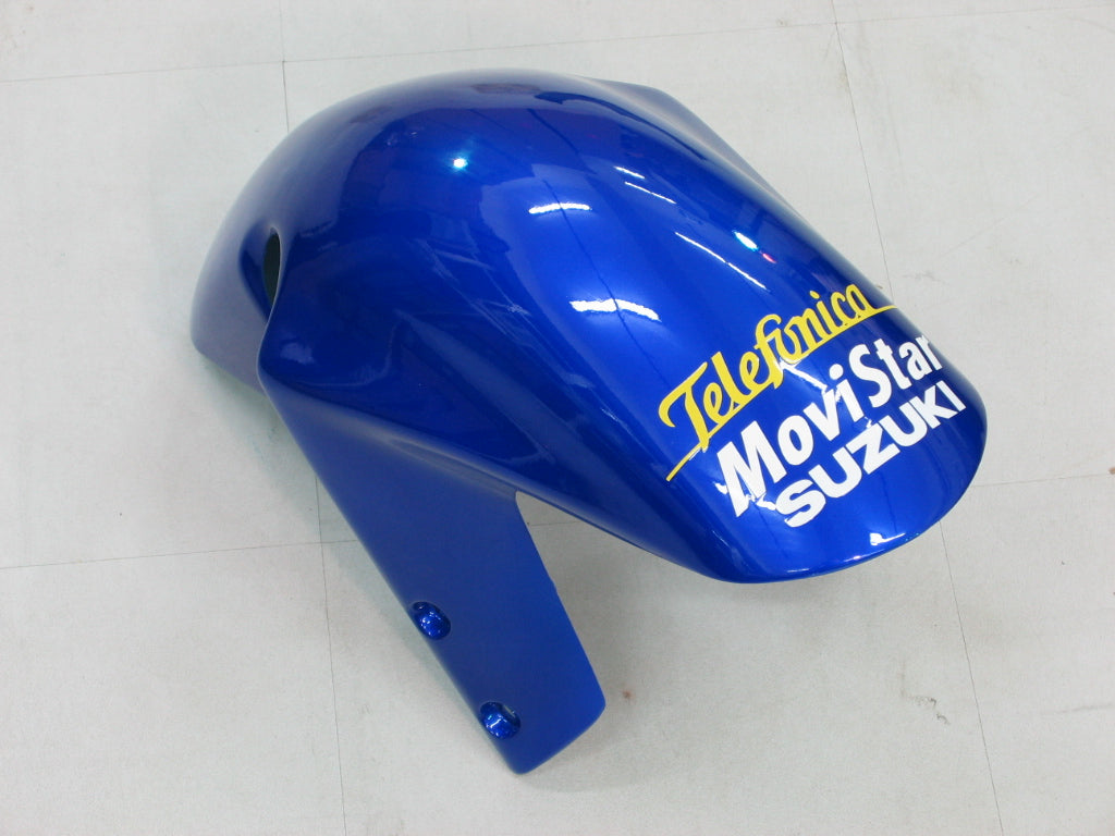 Amotopart 2000-2002 Suzuki GSXR1000 Cladding Blue & Yellow Kit