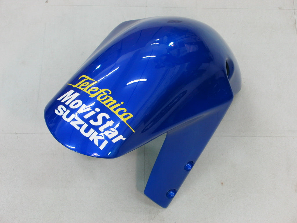 Amotopart 2000-2002 Suzuki GSXR1000 Cladding Blue & Yellow Kit