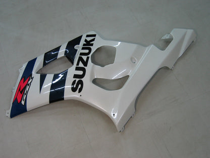 Amotopart 2003-2004 Suzuki GSXR1000 Cladding White? & kit blu scuro