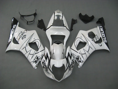 Carene 2003-2004 Suzuki GSXR 1000 Bianco Corona GSXR Racing Generico