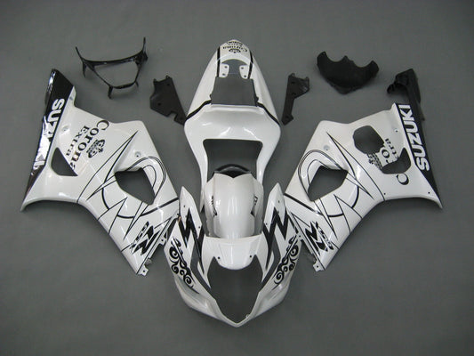 Carene 2003-2004 Suzuki GSXR 1000 Bianco Corona GSXR Racing Generico