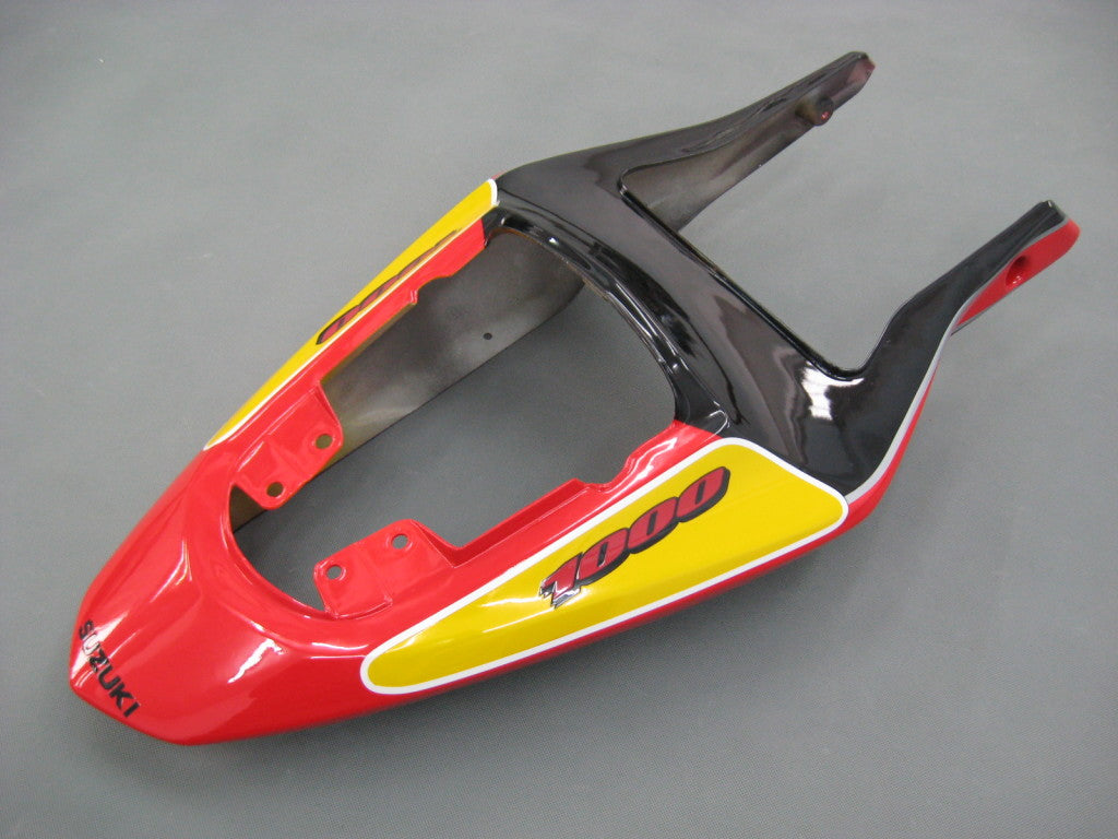 Amotopart 2003-2004 Suzuki GSXR1000 Cladding Multi Red & Black Kit