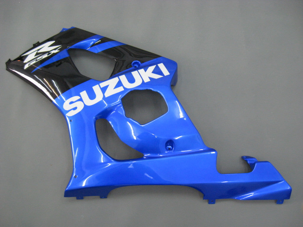 Amotopart 2003-2004 Suzuki GSXR1000 Cladding Black & Blue Kit