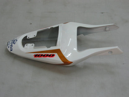 Carene 2003-2004 Suzuki GSXR 1000 Giallo &amp; Bianco Corona Racing Generico