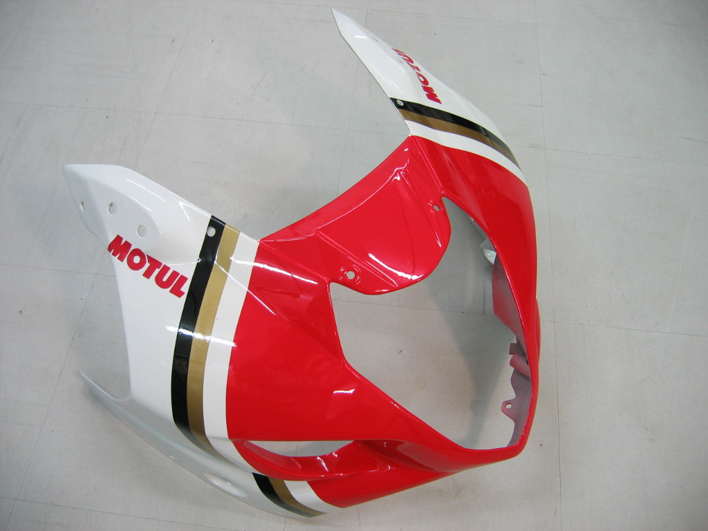 Amotopart 2003-2004 Suzuki GSXR1000 Cladding White? e kit rosso