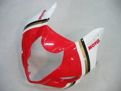 Amotopart 2003-2004 Suzuki GSXR1000 Cladding White? e kit rosso