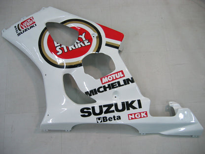 Carene 2003-2004 Suzuki GSXR 1000 White &amp; Red Lucky Strike Racing Generic
