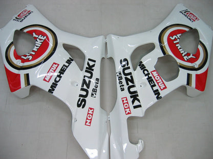 Amotopart 2003-2004 Suzuki GSXR1000 Cladding White? e kit rosso