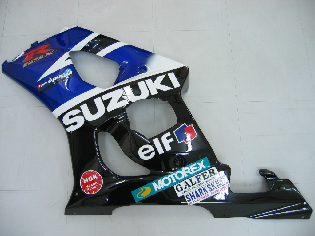 Amotopart 2003-2004 Suzuki GSXR1000 Cladding Multi White & Black Kit