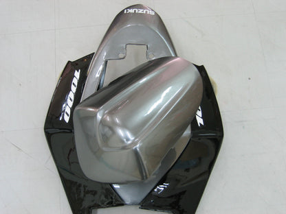 Amotopart 2005-2006 GSXR1000 Suzuki Cladding Black & Grey Kit