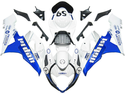 Carene 2005-2006 Suzuki GSXR 1000 Bianco &amp; Blu Jordan Generic