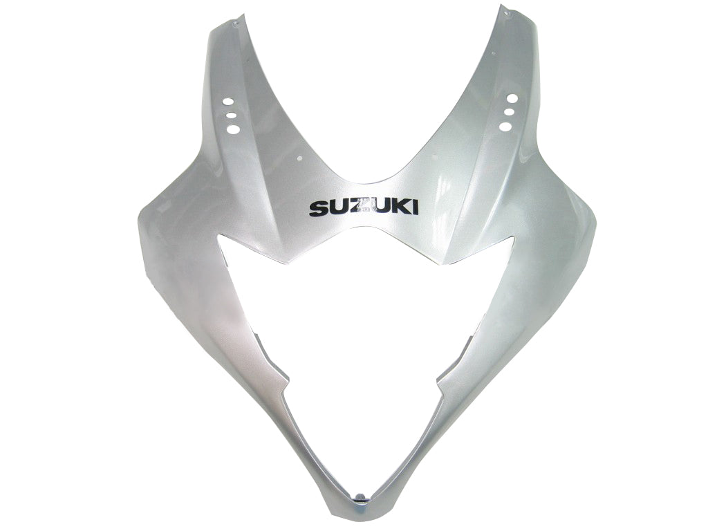 Carene 2005-2006 Suzuki GSXR 1000 Bianco &amp; Argento GSXR Racing Generico
