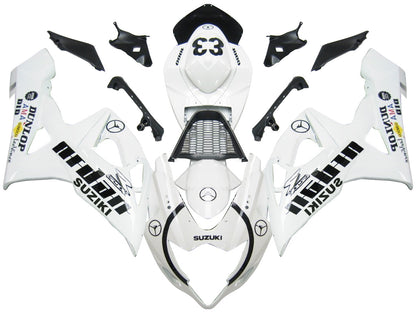 Carene 2005-2006 Suzuki GSXR 1000 Bianco &amp; Nero Jordan Racing Generic