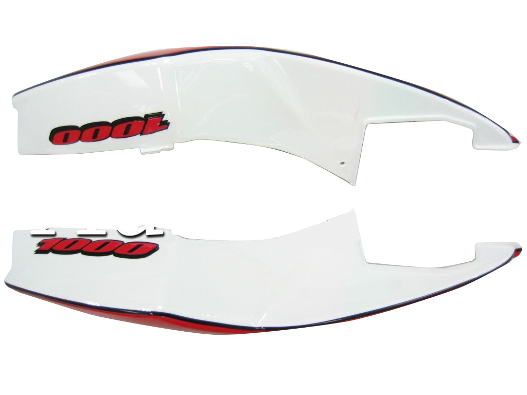 Carene 2005-2006 Suzuki GSXR 1000 Bianco &amp; Rosso Jordan Racing Generico