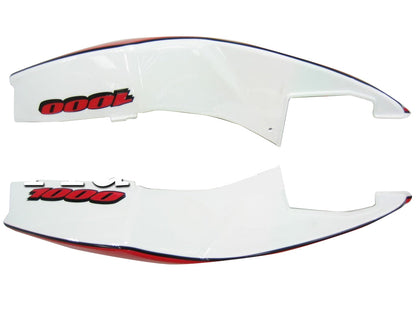 Carene 2005-2006 Suzuki GSXR 1000 Bianco &amp; Rosso Jordan Racing Generico
