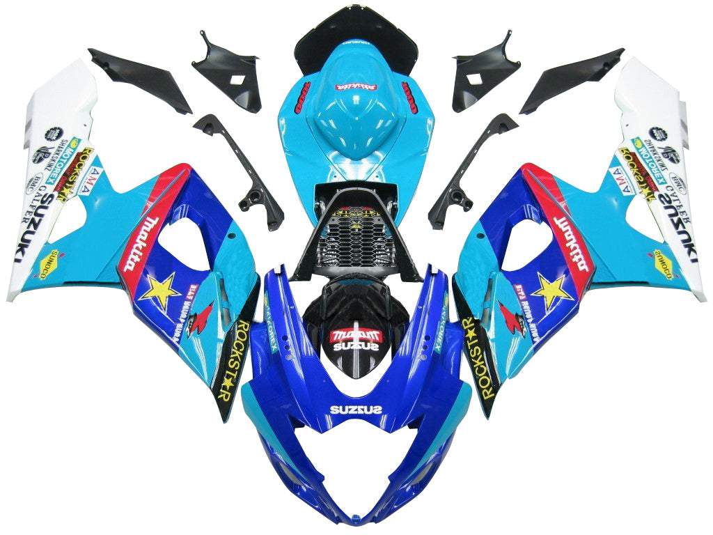 Carene 2005-2006 Suzuki GSXR 1000 Blu Rockstar Makita GSXR Racing Generico