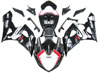Carene 2005-2006 Suzuki GSXR 1000 Nero Bianco Suzuki GSXR Racing Generico