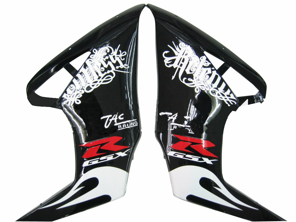 Carene 2005-2006 Suzuki GSXR 1000 Nero Bianco Suzuki GSXR Racing Generico