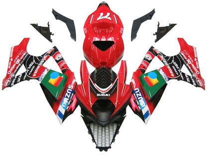 Carene 2007-2008 Suzuki GSXR 1000 Rosso Nero No.77 GSXR Racing Generico