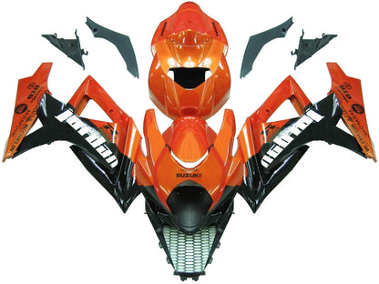 For GSXR1000 2007-2008 Bodywork Fairing Orange ABS Injection Molded Plastics Set